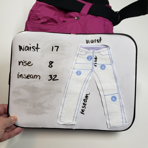 PWDR ROOM Pink Warm Snowboard/Ski Pants size medium - Picture 14 of 14